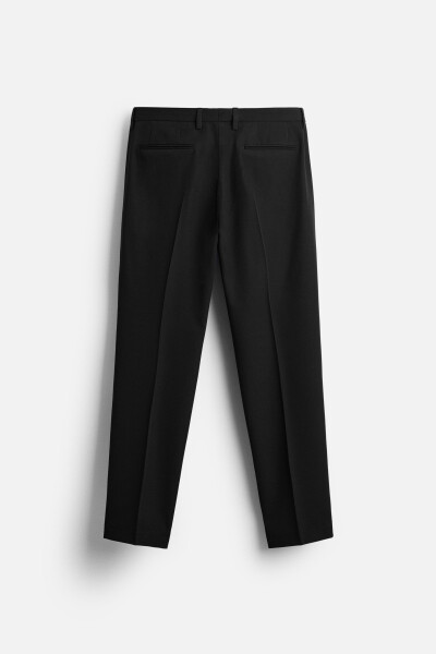 COMFORTABLE CLASSIC TROUSERS Blueish Green Black - 14