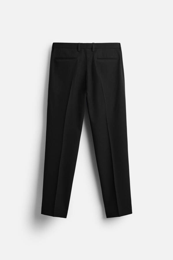 COMFORTABLE CLASSIC TROUSERS Blueish Green Black - 14