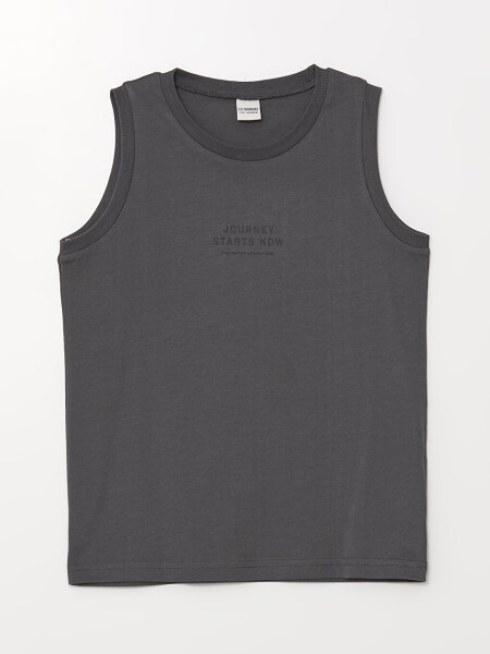 Comfortable Fit Bike Neck Boys' Tank Top - 1