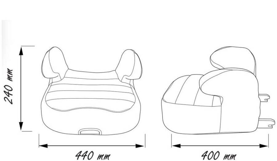 Comfymax Isofixli Ko'taruvchi Avtomobil O'rindig'i 15-36kg - Blue Line - 13