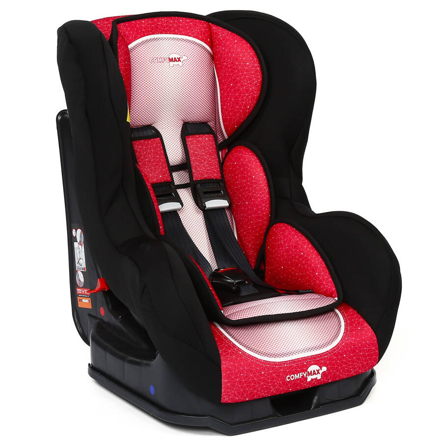 ComfyMax Lux 0-25kg Avtomobil Kreslosi Skyline Qizil - 7