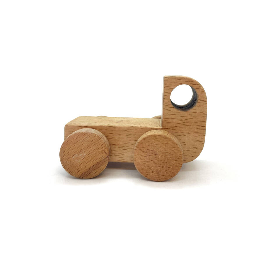 Comfymax Natural Wooden Toy - Truck - 4