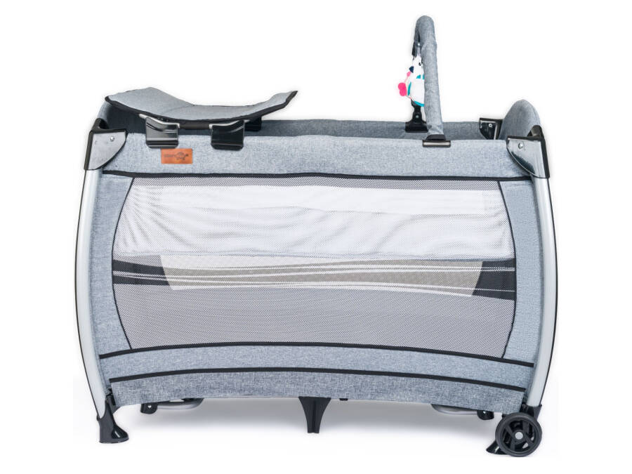 Comfymax Power Park Playpen Bed 70x110 - Steel Grey - 12