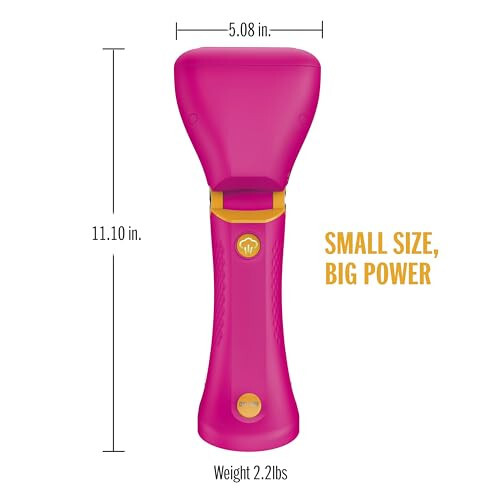 Conair Handheld Garment Steamer for Clothes - Power Steam: Small Size, Big Power - Great for Home, Office, or Travel with Dual Voltage for Worldwide Use, Pink - 13