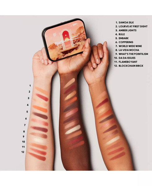 Connect In Colour Eye Shadow Palette - Future Flame - 4