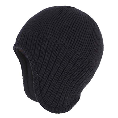 Connectyle Mens Warm Winter Hats Fleece Lined Earflap Hat Daily Beanie Watch Cap - 1