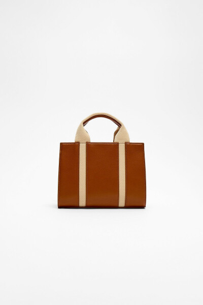 Contrast tote bag - 1