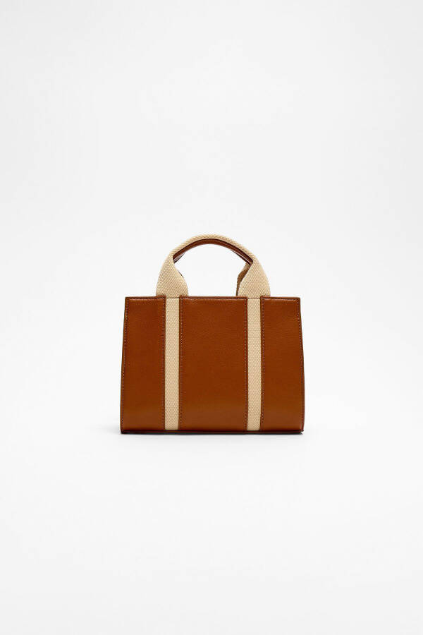 Contrast tote bag - 1