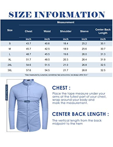 COOFANDY Men's Long Sleeve Cotton Linen Shirt Beach Button Down Shirts Casual Button Up Shirt Summer Yoga Tops with Pocket - 6