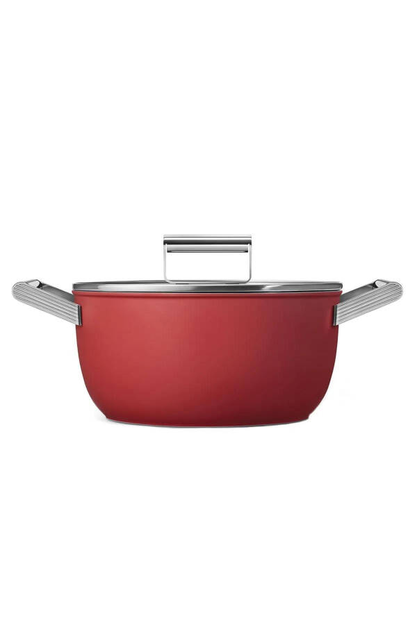 Cookware 50's Style Exclusive Red 8 Piece Pot & Pan Set - 7