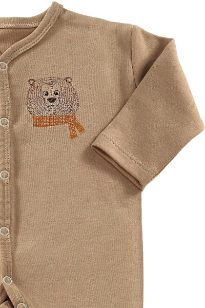 Cool Bear Unisex 3 Parça Hastane Çıkışı Takımı Organik Pamuk Yenidoğan Mini Set - 2