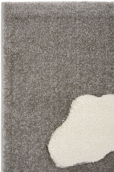 Cool Kids 09 Grey Kids Room Rug Anti-Dust Soft Textured Baby Room Rug - 3