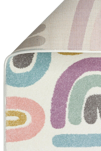 Cool Kids 20 Pastel Children's Room Rug Dust-Free Soft Textured Baby Room Rug - 15