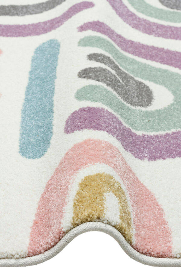 Cool Kids 20 Pastel Children's Room Rug Dust-Free Soft Textured Baby Room Rug - 10