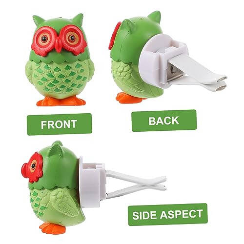 COOLHIYA 1 Set Car Perfume Owl Car Clip Air Freshener for Air Outlet Clip Owl Car Diffuser Car Air Diffusers Clip Car Vent Air Freshener Car Decor Vehicle Vent Decoration Tuyere PVC - 2