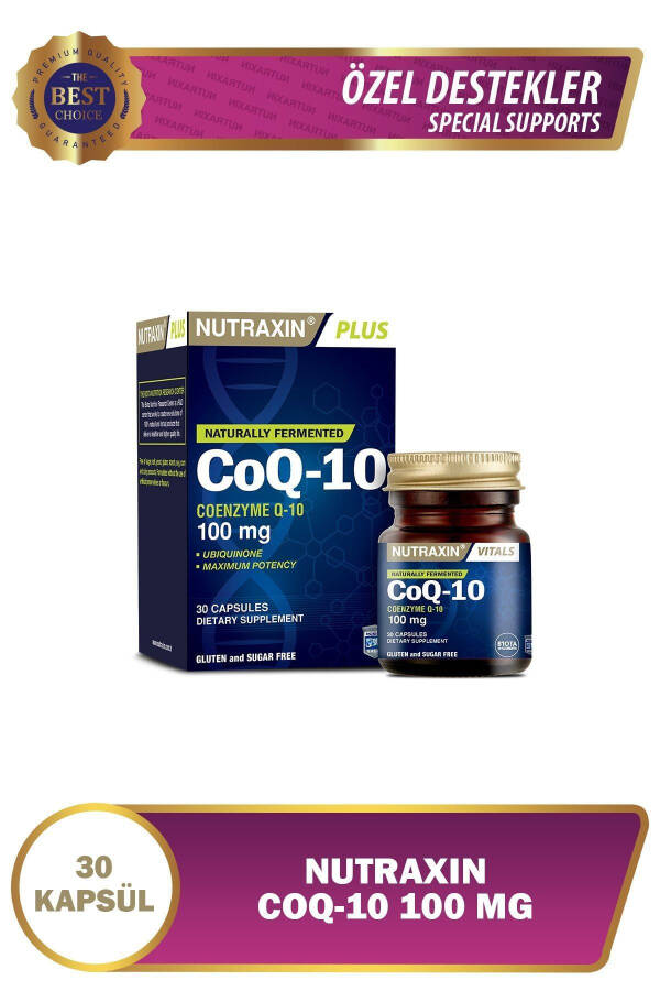 CoQ-10 Supplement Food 30 Soft Capsules - Coenzyme Q10 - 4