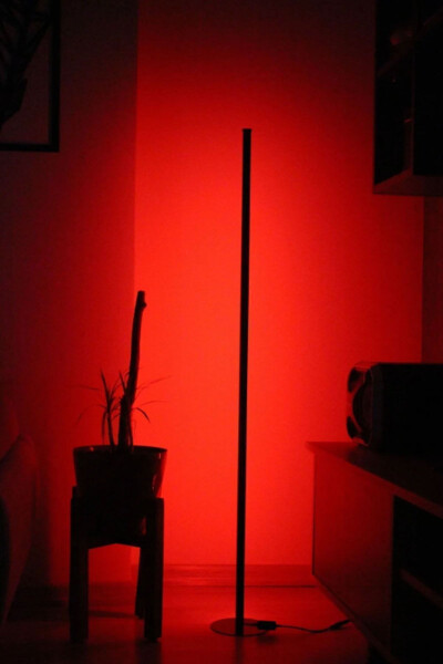 Corner Decorative Floor Lamp - LED Light System - Full RGB 256 Colors - 4