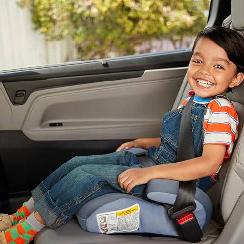 Cosco Topside Backless Booster Car Seat, Lightweight 40-100 lbs, Rainbow - 5