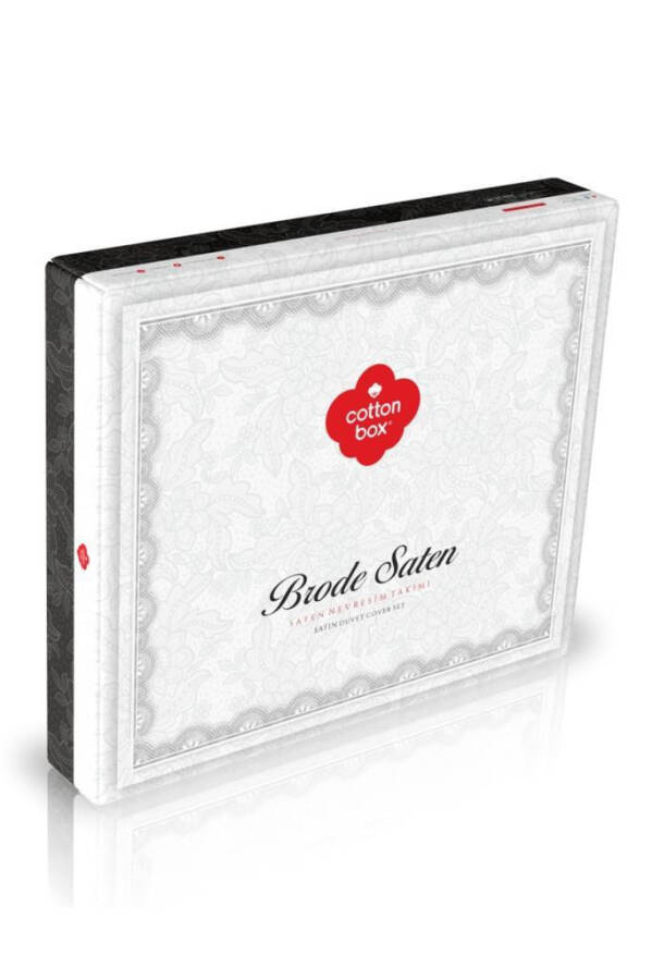 Cotton Box Brode Nakışlı Çift Kişilik Saten Nevresim Takımı Gloria Gold - 9