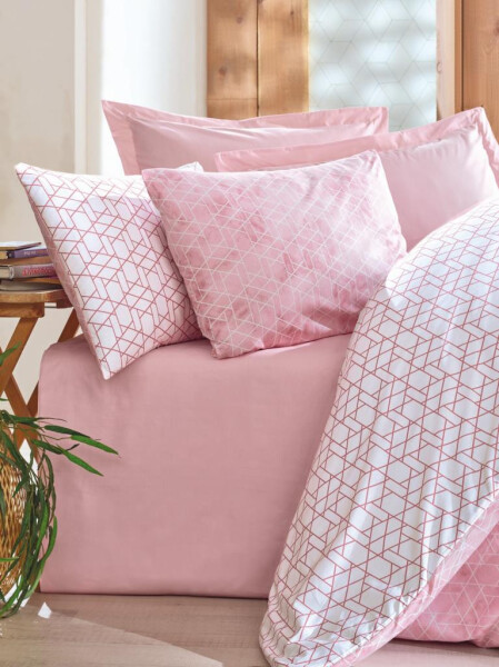 Cotton Box Double Bed Linen Set Minimal Best Pink - 5