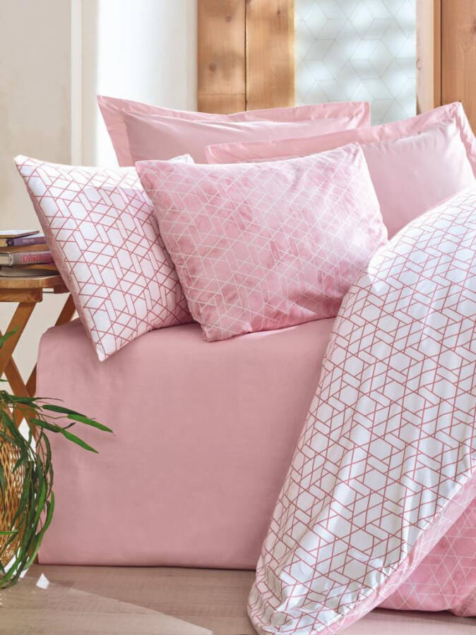 Cotton Box Double Bed Linen Set Minimal Best Pink - 5