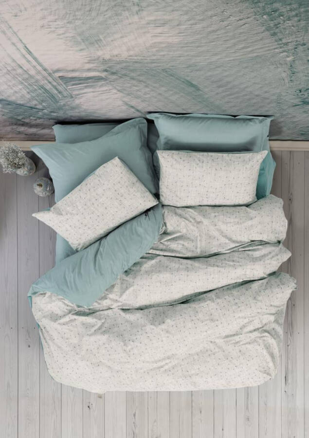 Cotton Box Petite Double Bedding Set Drops Mint - 5