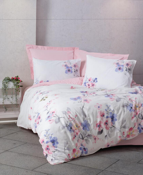 Cotton Box Ranforce Duvet Cover Set Double Jayda Pink - 5