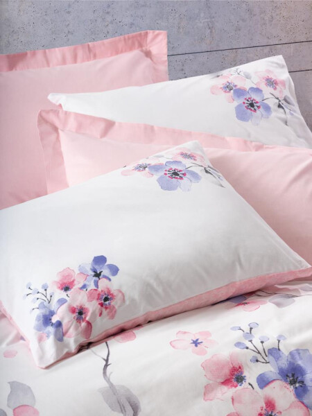 Cotton Box Ranforce Duvet Cover Set Double Jayda Pink - 4