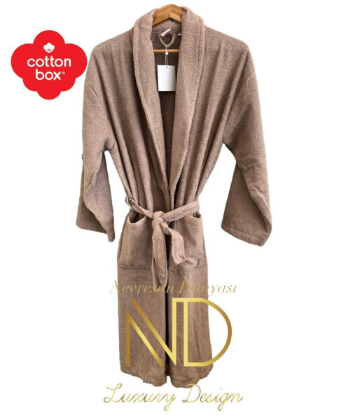 Cotton Box Single Robe Beige - 3