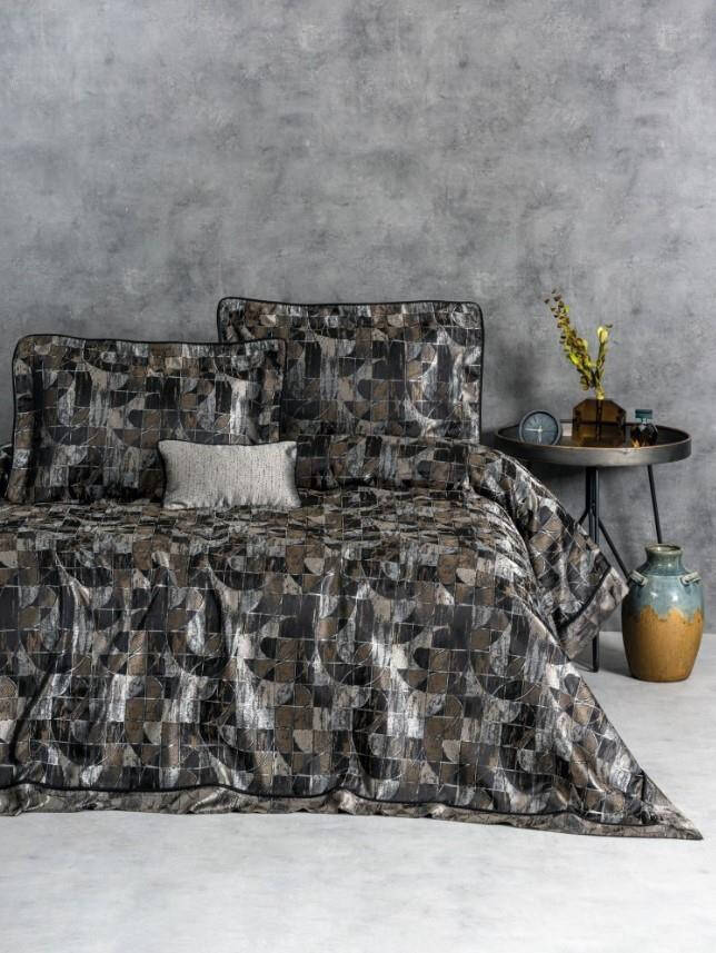 Cotton Box Smart Double Bedspread Milan Coffee - 5