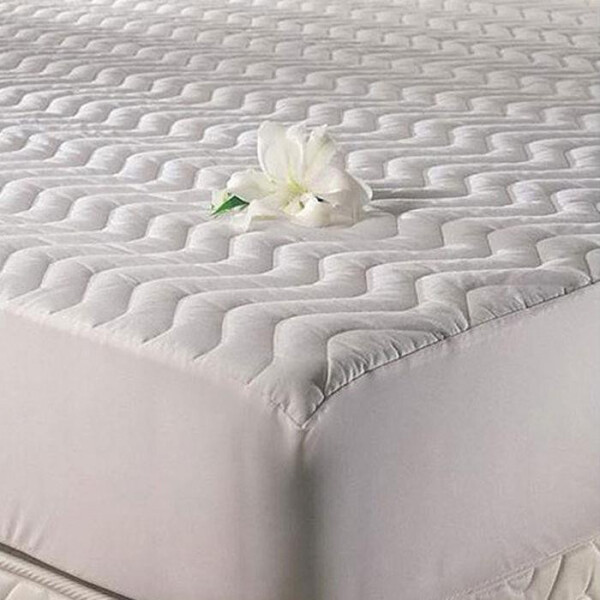 Cotton Box Waterproof Quilted Fitted Double Bed Pad 200x200 - 1