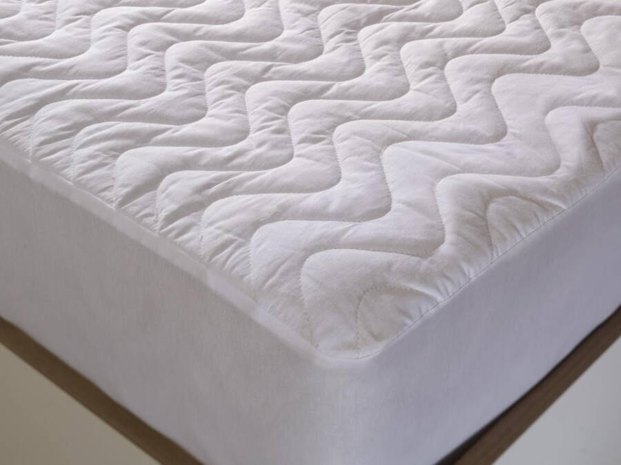 Cotton Box Waterproof Quilted Fitted Single Bed Pad 120x200 - 3