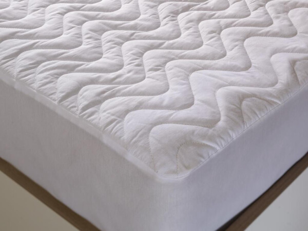 Cotton Box Waterproof Quilted Fitted Single Bed Pad 120x200 - 1