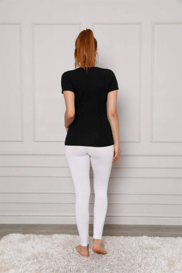 Cotton Lycra Leggings 5877P - 2