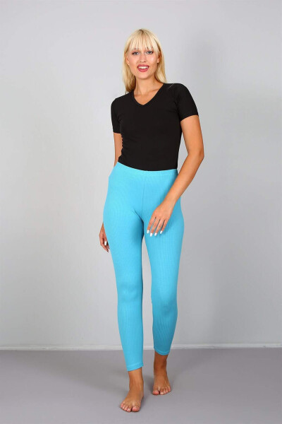 Cotton Lycra Ribbed Leggings 5903 - 2