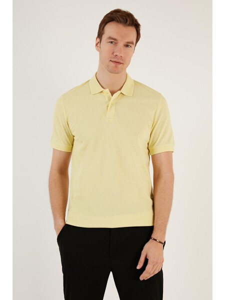 Cotton Regular Fit Buttoned Polo Collar T Shirt 5902739 - 10