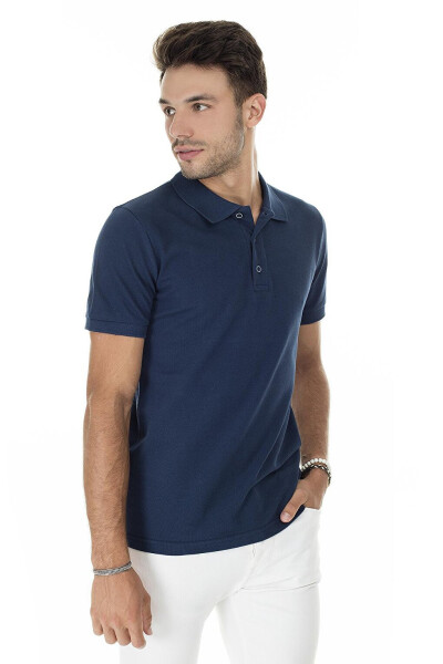 Cotton Regular Fit Buttoned Polo T Shirt 4362050 - 10