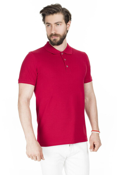 Cotton Regular Fit Buttoned Polo T Shirt 4362050 - 6