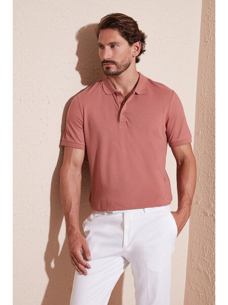 Cotton Regular Fit Buttoned Polo T-Shirt 4362050 - 1