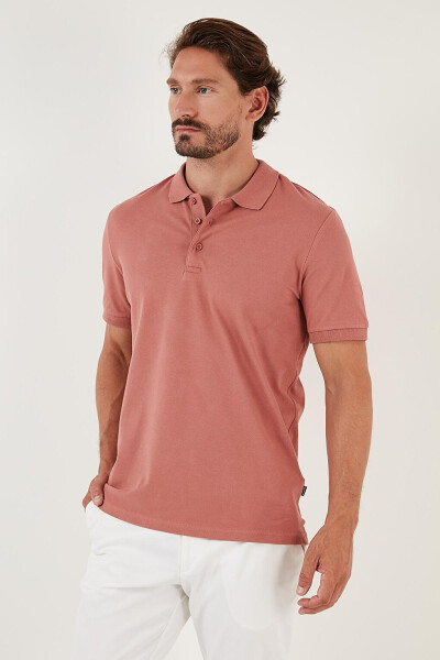 Cotton Regular Fit Buttoned Polo T-Shirt 4362050 - 4