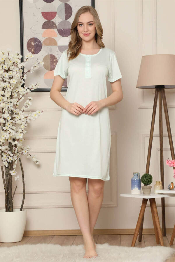 Cotton Short Sleeve Nightgown 934 - 1