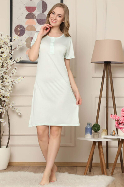 Cotton Short Sleeve Nightgown 934 - 5