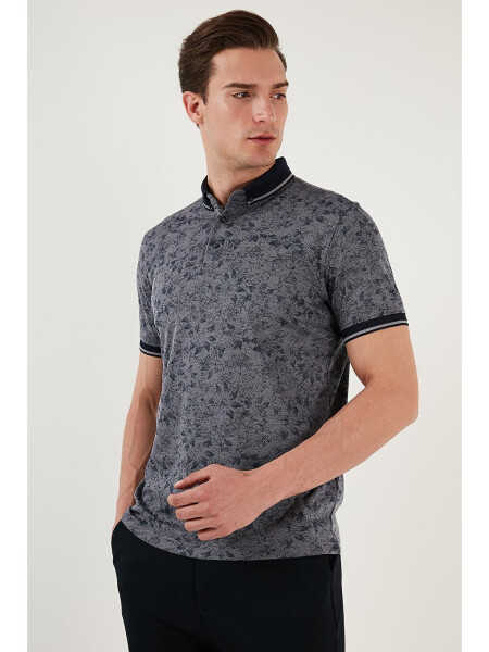 Cotton Slim Fit Buttoned Polo T Shirt 646B3300 - 8