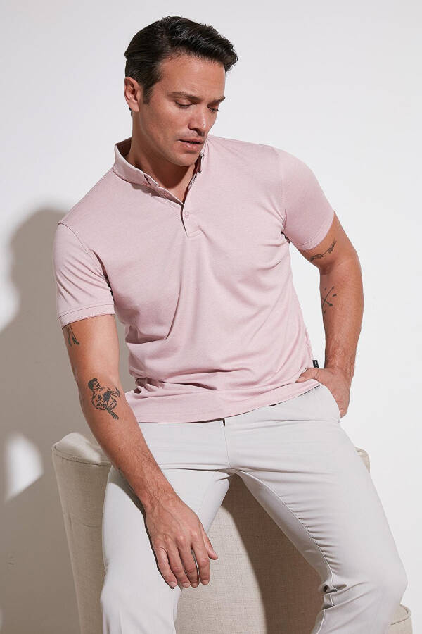 Cotton Slim Fit Polo T-Shirt 646R1000 - 1