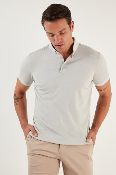 Cotton Slim Fit Polo T Shirt 646R1000 - 4