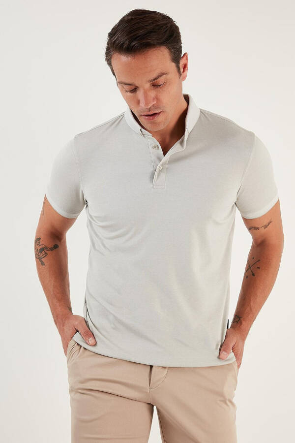 Cotton Slim Fit Polo T Shirt 646R1000 - 9