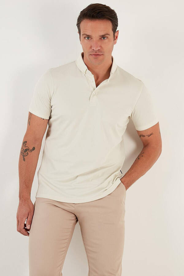 Cotton Slim Fit Polo T Shirt 646R1000 - 15