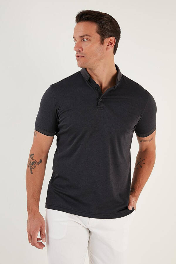 Cotton Slim Fit Polo T-Shirt 646R1000 - 7