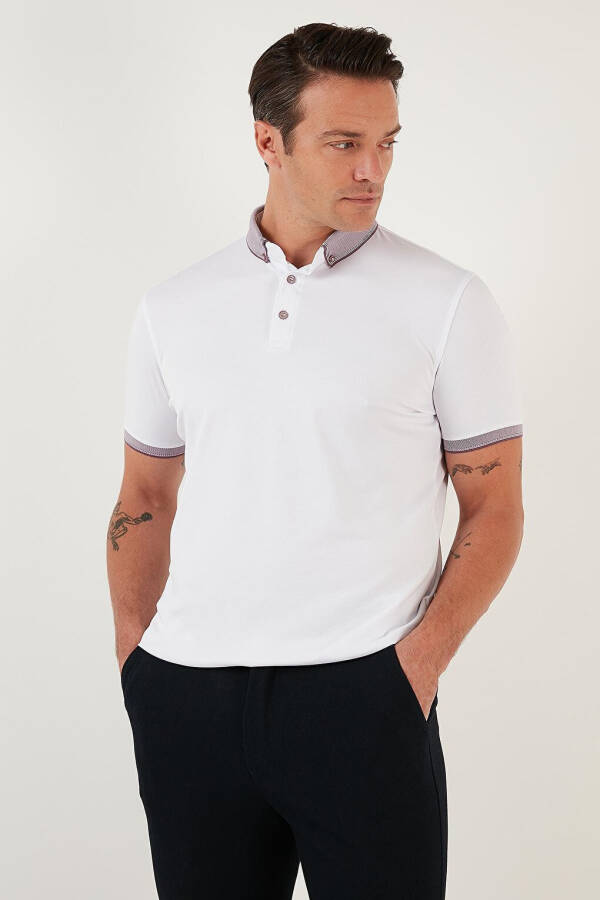 Cotton Slim Fit Polo T-Shirt 646R4560 - 2