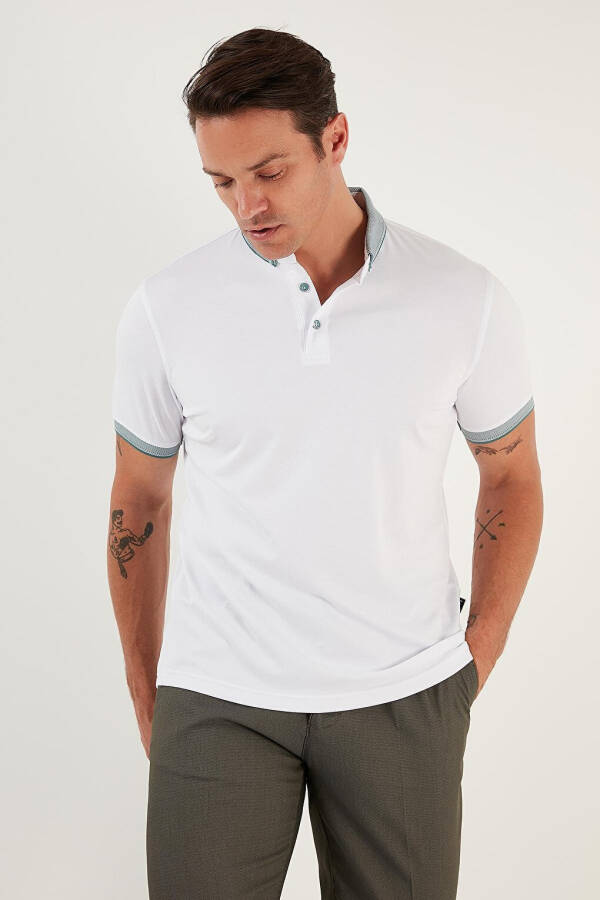 Cotton Slim Fit Polo T Shirt 646R4560 - 2